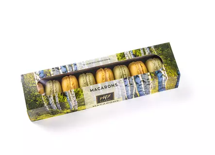 Macaronrasia 8kpl -pistaasi ja sitruuna - Gluteenittomat tuotteet - 1353 - 1