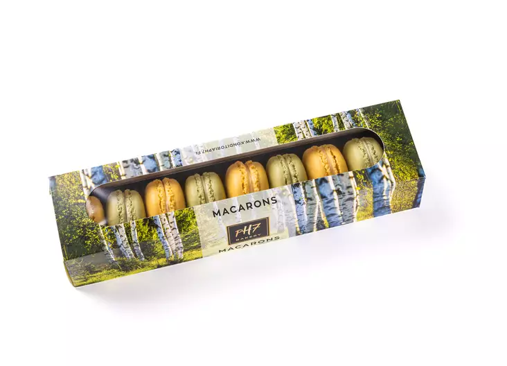 Macaronrasia 8kpl -pistaasi ja sitruuna - Gluteenittomat tuotteet - 1353 - 1