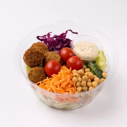 Falafel-hummus salaatti - Kokoukset ja Catering - 1067 - 1